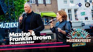 Maxine & Franklin Brown - De eerste keer (LIVE) • Muziekfeest op het Plein 2024 // Sterren NL