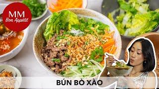 Bún Bò Xào • Vietnamese Sautéed Beef Noodle Bowl