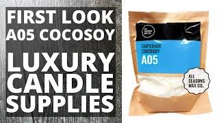 CANDLE WAX FIRST LOOK: Checking out the A05 Cocosoy from Luxury Candle Supplies