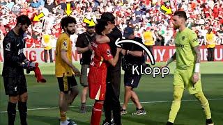 The Liverpool Players Lined Up For A Klopp Hug  And More ️.