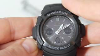 Часы Casio G-SHOCK AWG-M100B-1A [AWG-M100B-1AER] - Инструкция, как настроить