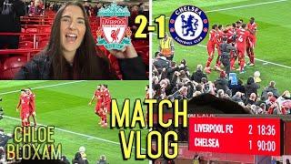 MO SALAH & CURTIS JONES SCORE IN MASSIVE WIN AT ANFIELD! | Liverpool 2-1 Chelsea | Match Vlog