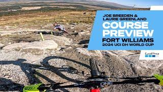 GoPro: Flying down Fort William with Joe Breedan & Laurie Greenland - '24 UCI Downhill MTB World Cup