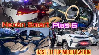 Nexon Smart Plus S Modification  tata Nexon Facelift Modification  Nexon Cng 2024 Modified