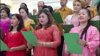 Lagu rohani Karo - Toto Man Serayan Koor Moria Mamre Runggun GBKP Pekanbaru, 8 September 2024