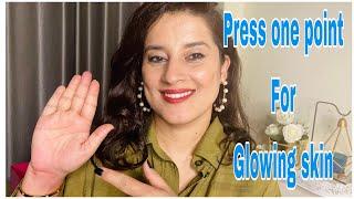 1 Hand acupressure point for glowing skin!! Rachna Jintaa