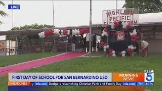 San Bernardino City Unified School District begins classes on Monday in wake of new bill 