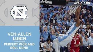 North Carolina's Ven-Allen Lubin Runs The Pick & Roll To Perfection