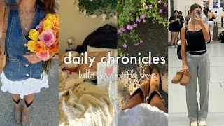 daily chroniclesgetting into the fall mood, ballet morings, cozy days in my life