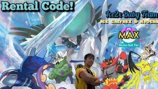 Pokemon VGC 2022 -  Ice Rider Calyrex-Kyogre Team Review & Rental Code! Ranked Battle Series 12