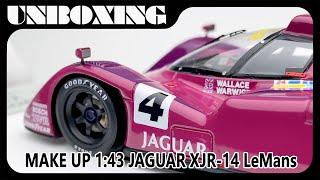 JAGUAR XJR 14 LeMans 24h 1991 Qualify  / 1:43 MAKE UP/ unboxing