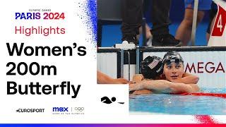 17-YEAR-OLD MAKES HISTORY!  | Women's Swimming 200m Butterfly Highlights | #Paris2024