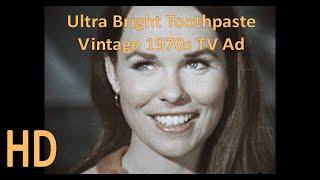 Ultra Bright Toothpaste 1970s TV Commercial Vintage High Definition 16mm