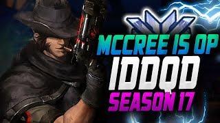 IDDQD NEW MCCREE IS OP!  [ OVERWATCH SEASON 17 TOP 500 ]