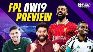 FPL Gameweek 19 Preview | Best Bruno Replacements! | Fantasy Premier League Tips 2024/25