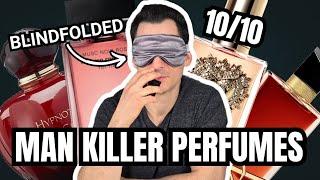 MAN REACTS TO 12 ULTIMATE 'MAN KILLER' PERFUMES - blindfolded!