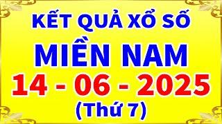 Kết quả xổ số miền nam hôm nay thứ 7 ngày 14/6/2025 (XSHCM, xs Long An, xs Bình Phước, xs Hậu Giang)