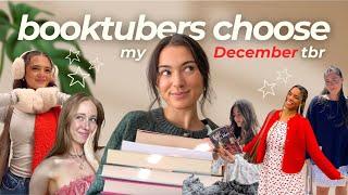 Booktube besties choose my December TBR