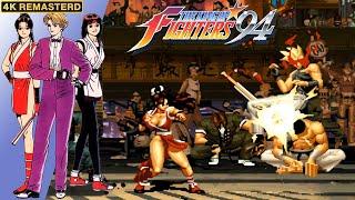 The King of Fighters '94 Team Women Fighters Longplay (Arcade) [4K/Remastered/60FPS]