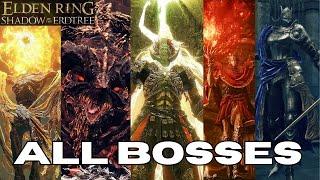 Elden Ring DLC All Bosses (including Cutscenes & Ending) | Shadow of the Erdtree | Boss Fight (4K)