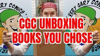 CGC Unboxing Books You Chose From a Comic Book Collection