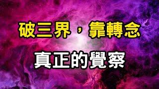 破三界，靠轉念！真正的覺察，如何讓執念化為空性！內觀與覺知的修行秘訣 #開悟 #覺醒 #靈性成長