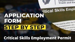 How to apply for Critical Skills Employment Permit Ireland?