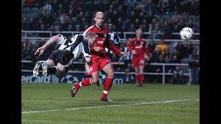 Alan Shearer Wonderful diving headings goal of the century