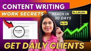 Content Writing Work Se Rs.1,80,000 Kaise Earn Kare | Content Writing Work 2025