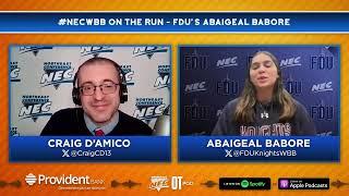 #NECWBB On The Run - FDU's Abaigeal Babore