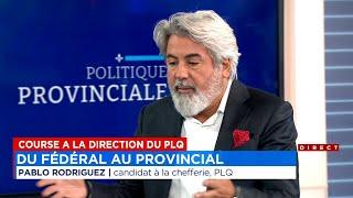 Course à la direction du PLQ - entrevue avec Pablo Rodriguez à Mario Dumont