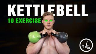 10 MIN SHRED KETTLEBELL WORKOUT – BURN FAT & BUILD STRENGTH FAST! 