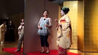 京都   上七軒  勝奈さん  五花街の夕べ   ハイアットリージェンシー2015.6.28