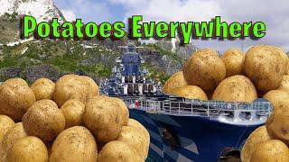 Im Surrounded By Potatoes in World of Warships Legends!