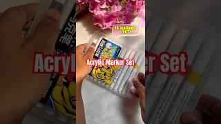 Acrylic Marker Set #shorts #viralshorts #satisfying #creativity