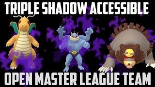 The MOST ACCESSIBLE TRIPLE SHADOW TEAM IN THE OPEN MASTER LEAGUE FT Ursaluna Machamp & Dragonite