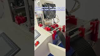 1 Operator x 4 Machines! Auto-Temp Hot Cutting for Webbing: No Fraying & Instant Setup!