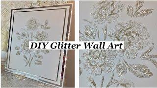 MAKE THIS WALL ART / Laura’s Art Corner Glitter and Diamond Gems