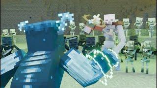 Warden vs Mutant Skeleton -EPIC FIGHT- (Minecraft Animation)