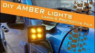 Turn your White Off-road Lights to Amber with Lamin-X Protective Film