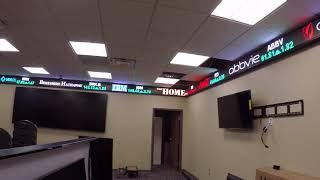 VUU Stock Market Ticker Display by On-Demand Digital Display (full video)