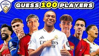 GUESS 100 FOOTBALL PLAYERS IN 3 SECONDS | FOOTBALL QUIZ 2024