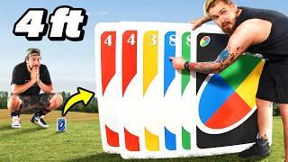 The Boys play UNO with the WORLDS LARGEST CARDS