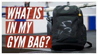 What's in my Gym Bag: Boxing Coach Edition