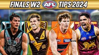 AFL Finals Week 2 | Tips & Predictions 2024