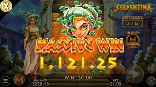  MASSIVE WIN On New Serpentina Slot Game 2025 (Massive Studios)