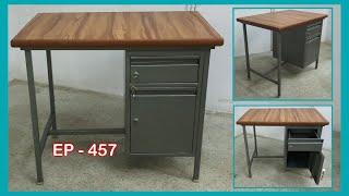 metal steel  office table | Study table | office working table | desk | EP.457 | sri maari furniture