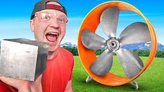 Unbreakable Cube VS Giant Fan