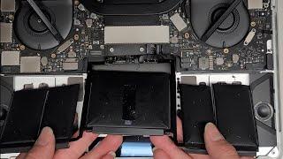 13" Inch MacBook Pro A1706 Mid 2017 Disassembly Battery Trackpad Touch Pad Replacement Repair