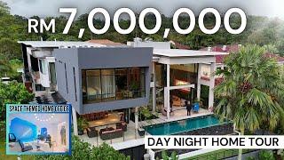 House Tour 97: RM7Mil Modern Bungalow | Look Stunning both Day & Night | Luxury Grand Formal Living